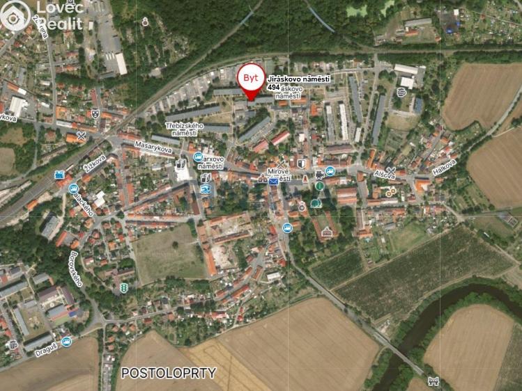 Prodej bytu 4+1 Postoloprty, Jiráskovo náměstí č. 12