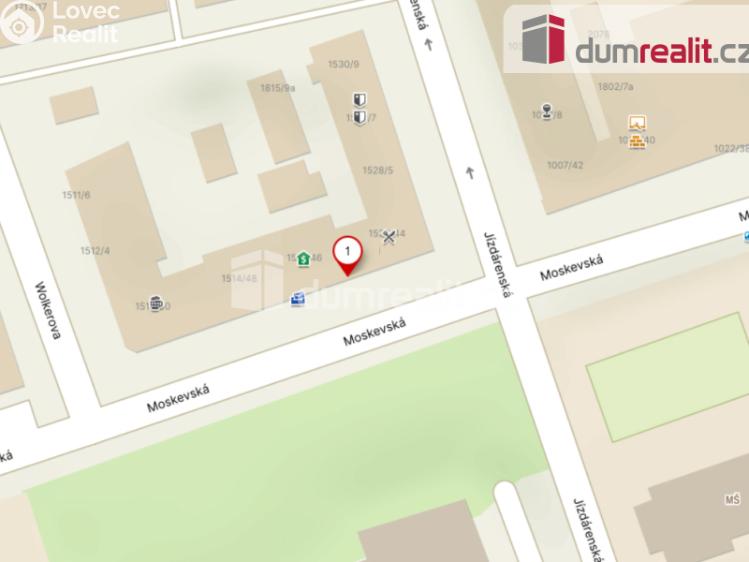 Pronájem komerční nemovitosti Karlovy Vary, Moskevská č. 6