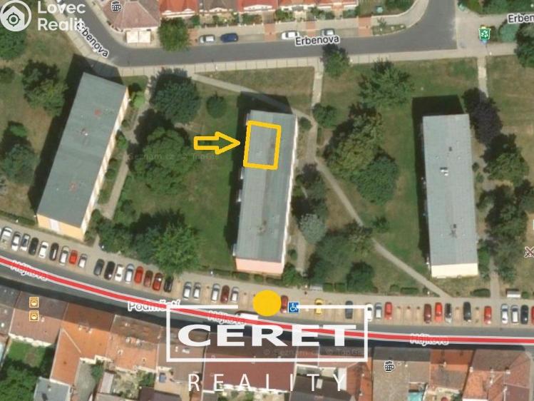 Prodej bytu 2+1 Žatec, Hájkova č. 13