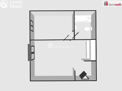 Pronájem bytu 1+1 Břeclav, Národních hrdinů č. 5