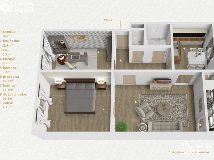 Prodej bytu 3+1 Sokolov, Jednoty č. 26