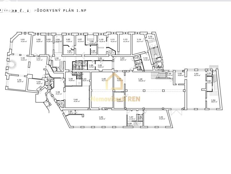 Pronájem kanceláře Ostrava, Smetanovo náměstí č. 2