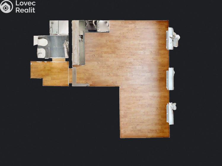 Pronájem bytu 1+KK Praha, Na Petynce č. 9