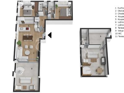 Продажа квартиры 3+KK Argyri Eftalioti,Aradippou,Kypr č. 2