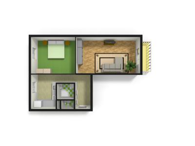 Продажа квартиры 2+1 Karviná, tř. Těreškovové č. 6