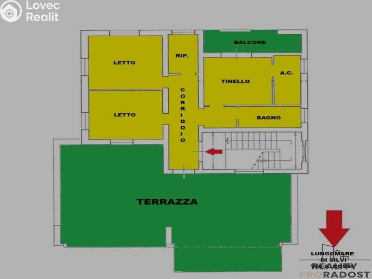 Prodej bytu 3+KK Via Spezzaferro,Silvi,Itálie č. 32