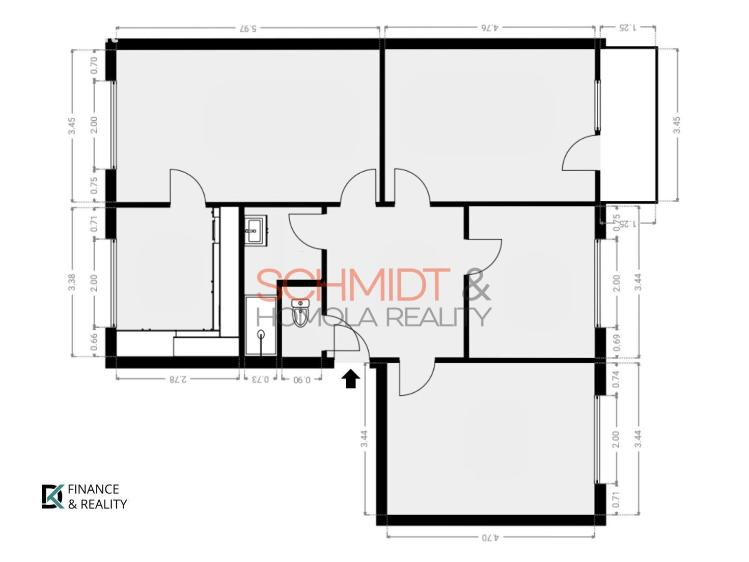 Pronájem bytu 4+1 Hustopeče, U Větrolamu č. 35
