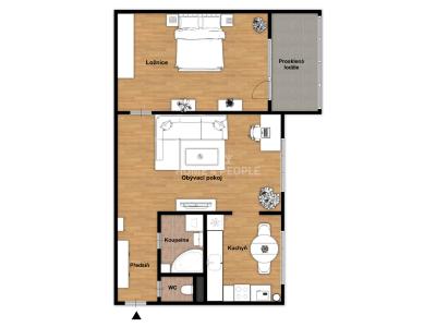 Prodej bytu 2+1 Kolín, Seifertova č. 2