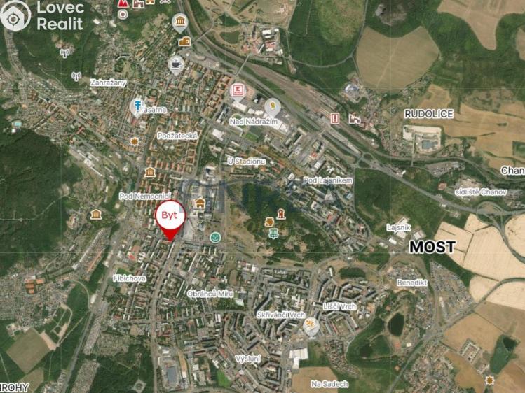 Prodej bytu 2+1 Most, Františka Halase č. 7