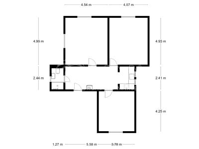 Pronájem bytu 3+1 Praha, V úvoze č. 2