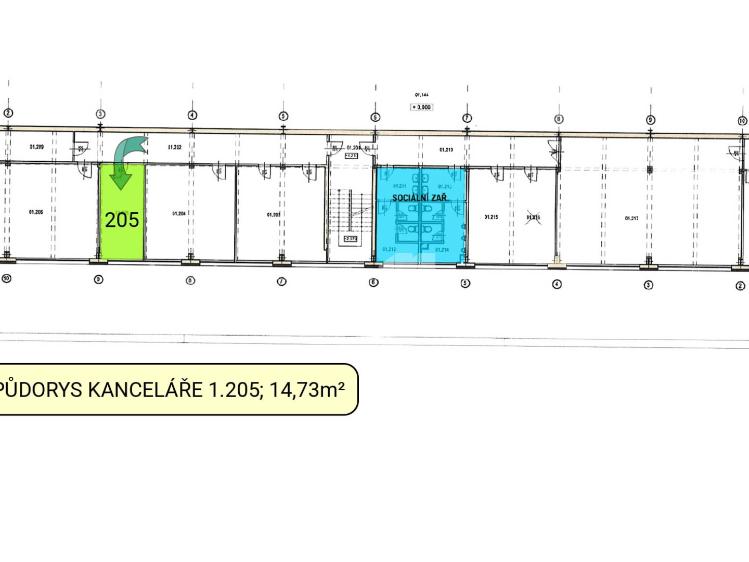 Pronájem kanceláře Ledeč nad Sázavou, Podolí č. 3