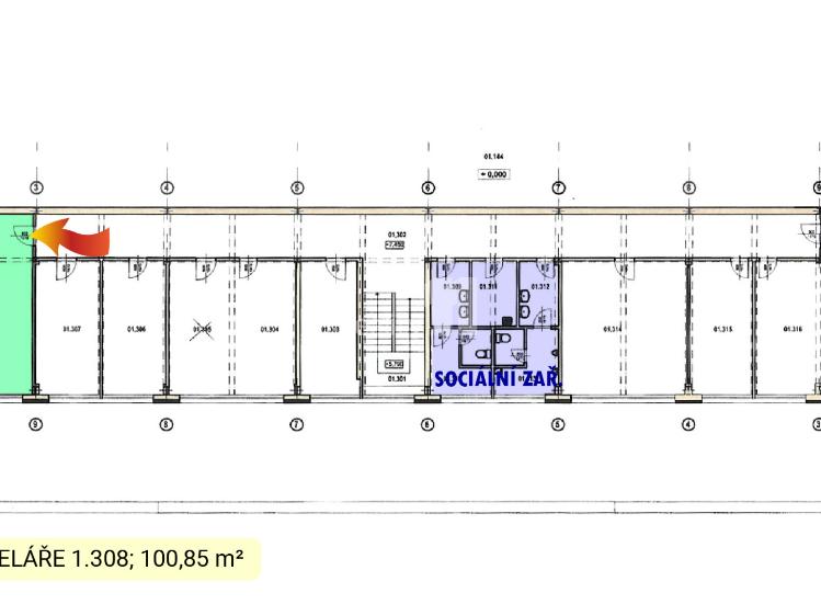 Pronájem kanceláře Ledeč nad Sázavou, Podolí č. 6