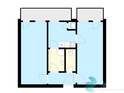 Prodej bytu 2+1 Praha, Taškentská č. 3