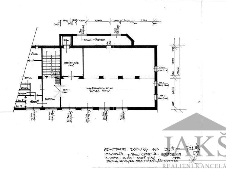 Prodej obchodního prostoru Sušice, náměstí Svobody 143 č. 5