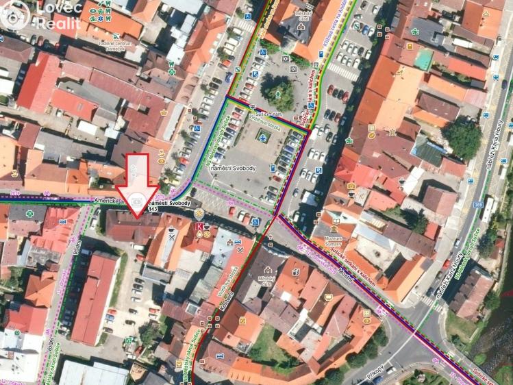 Prodej obchodního prostoru Sušice, náměstí Svobody 143 č. 25