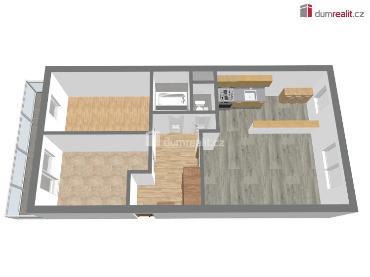 Prodej bytu 3+1 Roudnice nad Labem, Okružní č. 16