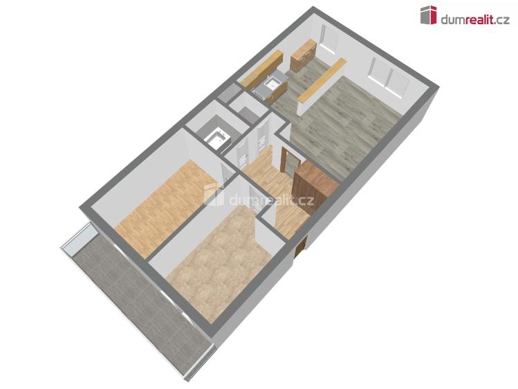 Prodej bytu 3+1 Roudnice nad Labem, Okružní č. 17