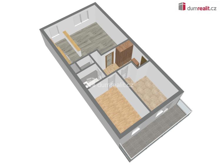 Prodej bytu 3+1 Roudnice nad Labem, Okružní č. 19