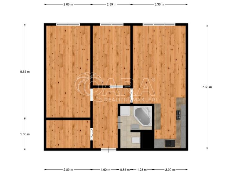 Prodej bytu 3+KK Beroun, Tyršova 74 č. 2