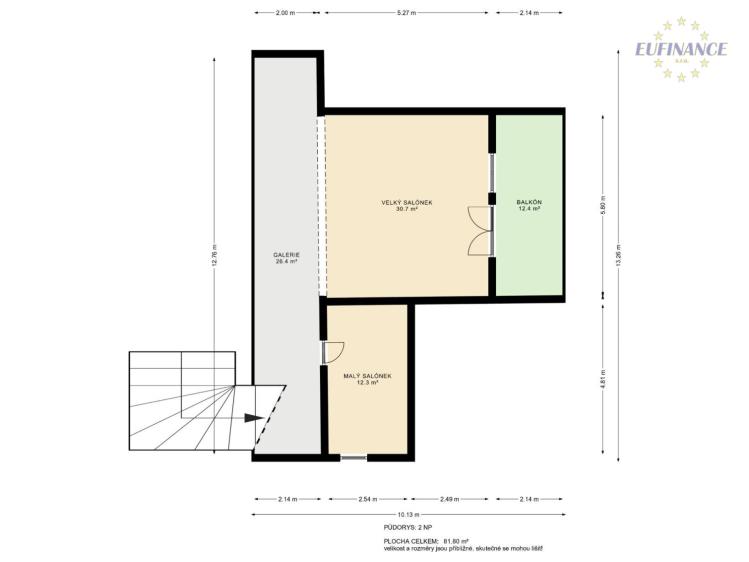 Продажа торгового помещеня Kralupy nad Vltavou, Hostivítova 971 č. 23