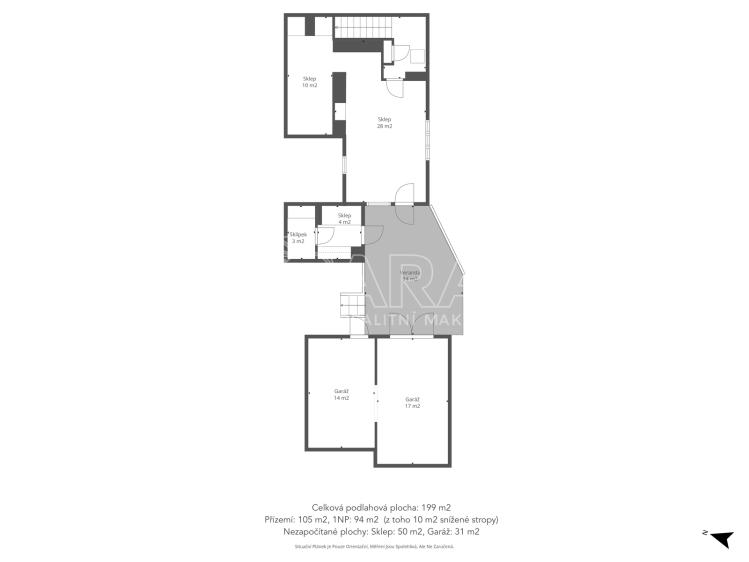 Sale family house Průhonice, Školní 42 č. 20