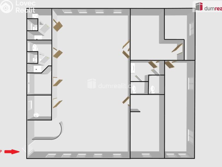 Аренда торгового помещеня Dubňany, Horní huť č. 5