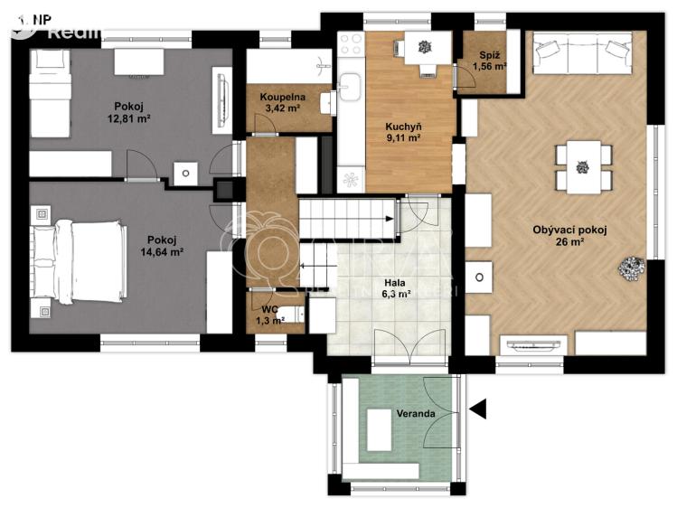 Продаж сімейного будинку Lidice, Josefa Horáka 10 č. 12