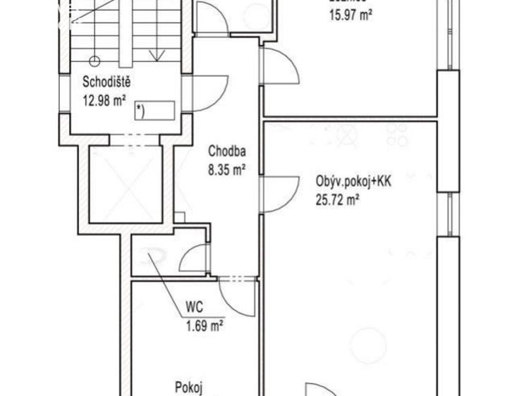 Prodej bytu 3+KK Tachov, Palackého č. 4