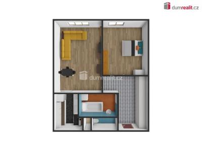 Pronájem bytu 2+KK Praha 18, Malkovského č. 5