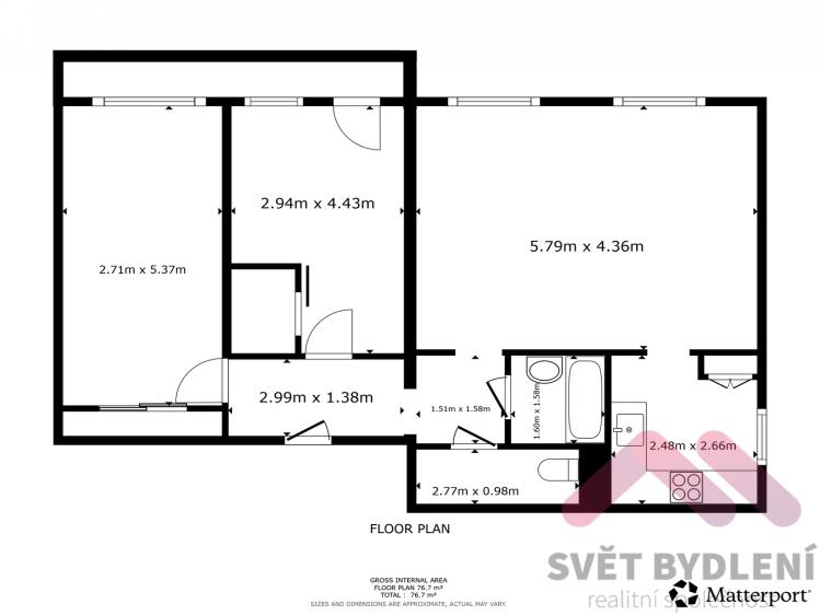 Продаж квартири 3+1 Praha, Písečná 445/15 č. 15