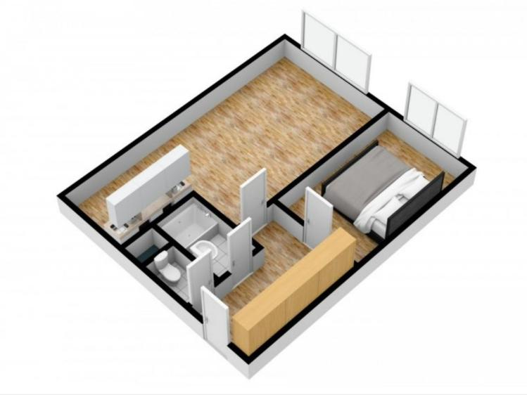 Pronájem bytu 2+KK Praha, Za sídlištěm č. 7