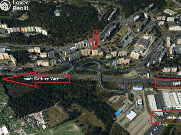 Prodej bytu 2+1 Chomutov, Borová č. 18