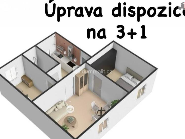 Prodej bytu 2+1 Frenštát pod Radhoštěm, Sídl. Beskydské č. 13