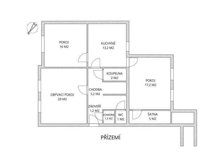 Продажа семейного дома Kladno, U zastávky 1862 č. 30