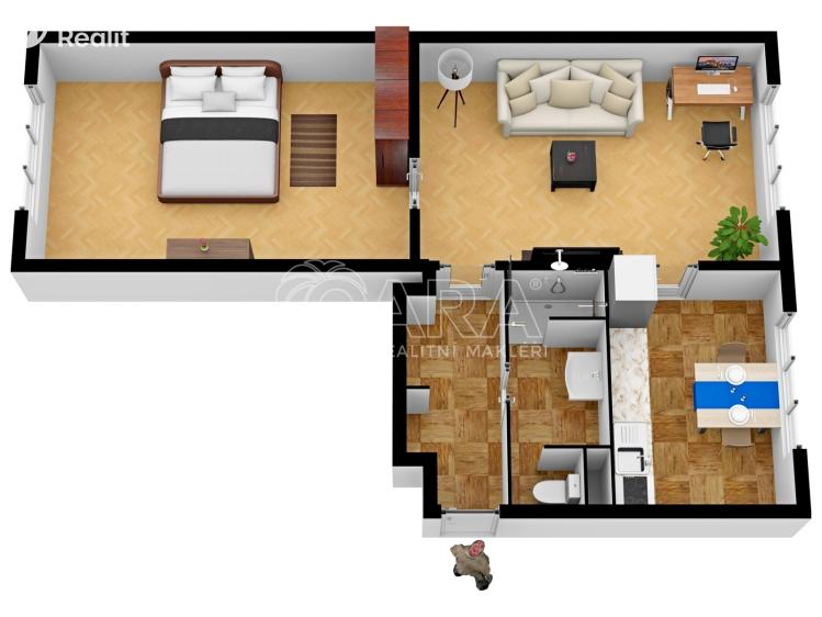 Rent apartment 2+1 Kralupy nad Vltavou, Dr. E. Beneše 604 č. 2