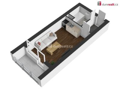 Rent apartment 1+KK České Budějovice, Fr. Ondříčka č. 4