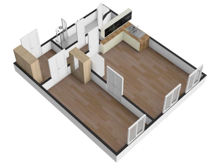 Pronájem bytu 2+KK Praha, Thámova č. 12