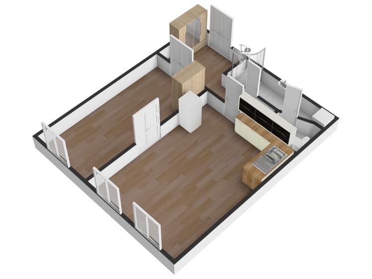 Pronájem bytu 2+KK Praha, Thámova č. 13