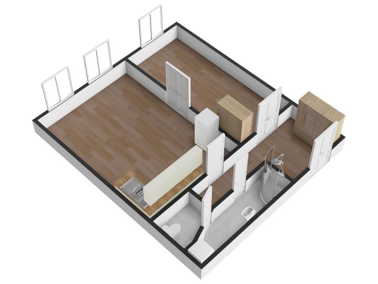 Pronájem bytu 2+KK Praha, Thámova č. 14