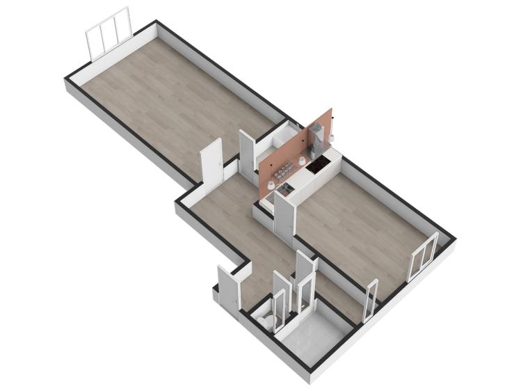 Pronájem bytu 1+1 Praha, Čimická č. 12