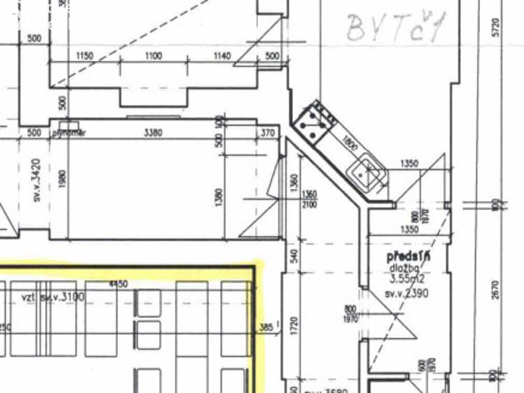 Pronájem bytu 1+1 Praha, Čimická č. 13