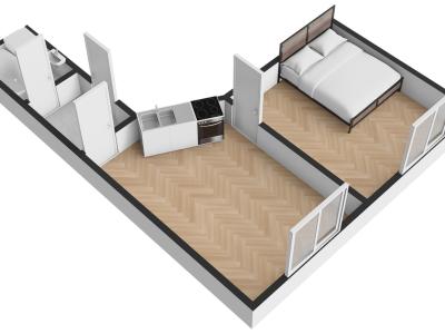 Rent apartment 1+1 Praha, Čimická č. 11