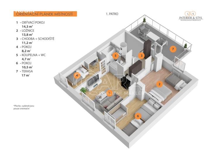 Продаж сімейного будинку Odolena Voda, Do Zahrad 50 č. 11
