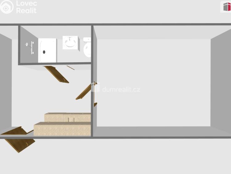 Pronájem bytu 1+1 Mikulov, Zámecká č. 5