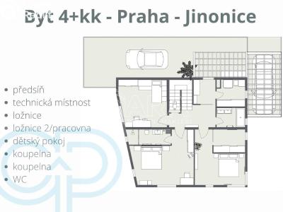 Продаж квартири 4+KK Praha, Na pomezí č. 27