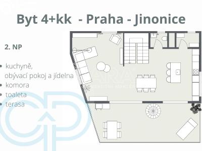 Продаж квартири 4+KK Praha, Na pomezí č. 28