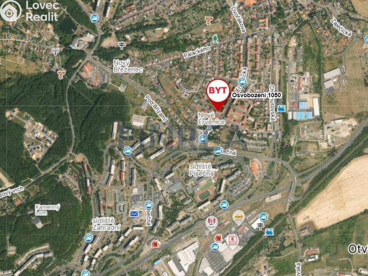 Pronájem bytu 2+1 Jirkov, Osvobození č. 13