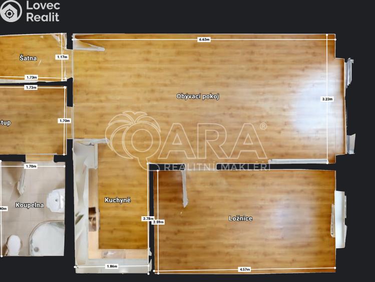 Pronájem bytu 2+KK Hořovice, U Knížecí cesty 1675/4 č. 16