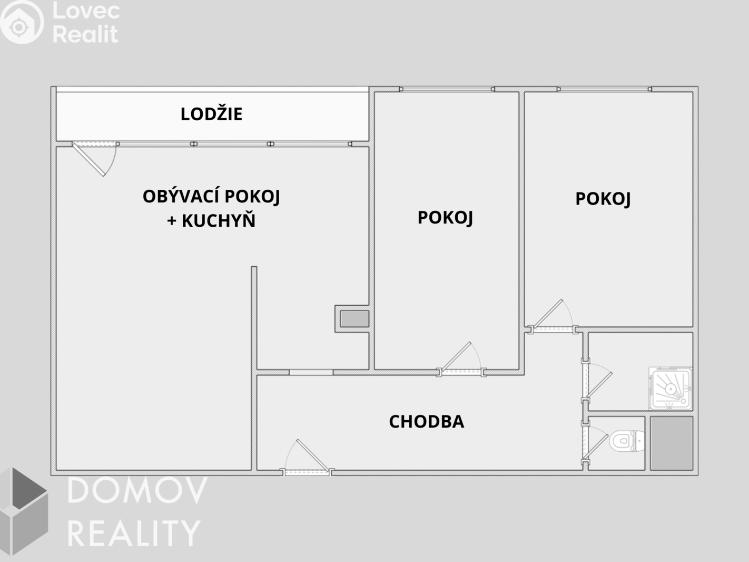 Оренда квартири 3+KK Beroun, Košťálkova č. 12