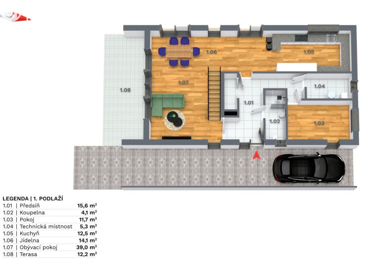 Sale family house Předboj, K Parku č. 17